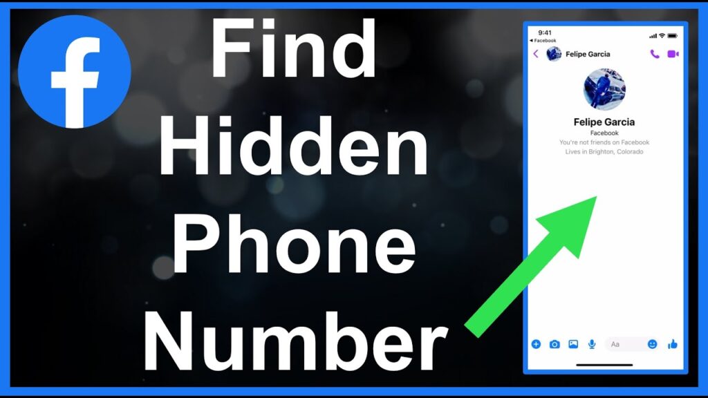 How to Get Phone Number from Facebook of Unknown Person